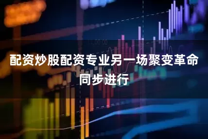 配资炒股配资专业另一场聚变革命同步进行